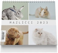 Vikpap Stolní kalendář Mazlíčci 2023 - Stolní kalendář