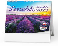 Baloušek tisk Stolní kalendář Levandule 2023 - Stolní kalendář