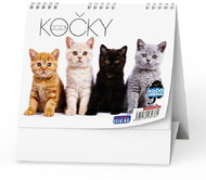 Baloušek tisk Stolní kalendář Ideál Kočky 2023 - Stolní kalendář