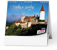 Baloušek tisk Stolní kalendář Ideál Hrady a zámky 2023 - Stolní kalendář