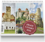 Vikpap Stolní kalendář Hrady a zámky 2023 - Stolní kalendář