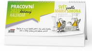 Baloušek tisk Pracovní daňový kalendář Svět podle Marka Simona 2023 - Stolní kalendář