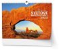 Baloušek tisk Nástěnný kalendář Světové národní parky A3 2023 - Nástěnný kalendář