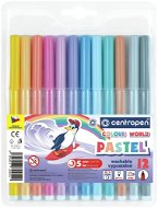 Centropen popisovač 7550/12 Colour World pastel - Fixky