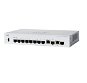 CISCO CBS350 Managed 8-port SFP, Ext PS, 2× 1 G Combo - Switch