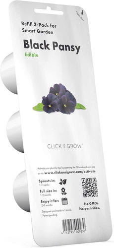 Click and Grow Black Pansy - Seedling Planter - Main image