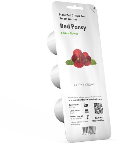 Click and Grow Pansy Red - Seedling Planter - Main image