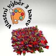 Čmuchacíkoberečky.cz Sniffing rug OWN CHOICE OF 3 COLORS Size: O 30cm - round - Snuffle Mat