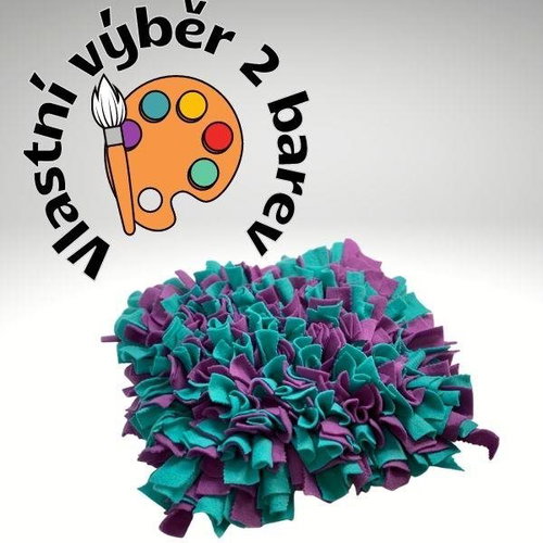 Sniffing Rug Two-colour 60 × 60cm - Snuffle Mat - Main image