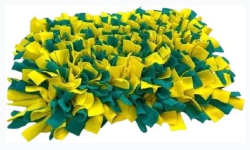 Sniffer rug dark turquoise-yellow - Snuffle Mat - Main image
