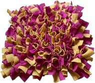 Sniffing rug Dark pink-yellow Size: 60x60cm - Snuffle Mat