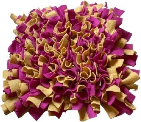 Sniffer rug dark pink-yellow - Snuffle Mat - Main image