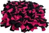 Sniffing rug Dark pink-black Size: 30x30cm - Snuffle Mat