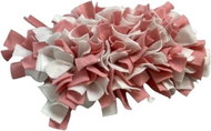 Sniffing rug Pink and white Size: 60x50cm - heart shape - Snuffle Mat
