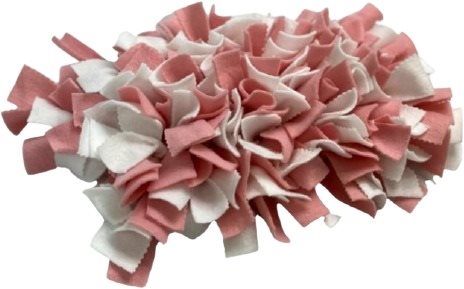 Sniffing rug Pink and white Size: 30x30cm - Snuffle Mat - Main image