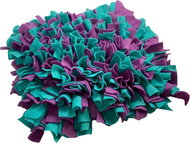 Sniffing rug Purple-turquoise Size: O 30cm - round - Snuffle Mat