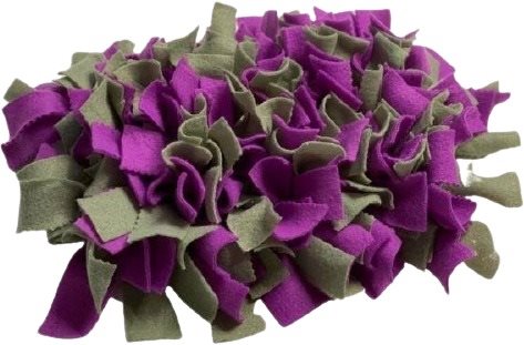 Sniffing rug Purple-grey Size: 60x60cm - Snuffle Mat - Main image