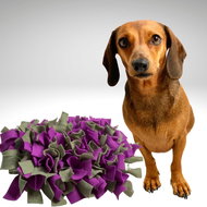 Čmuchací kobereček fialový-šedý 30 × 15 cm - Čmuchací kobereček