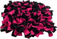Sniffing rug Black-dark pink Size: O 30cm - round - Snuffle Mat