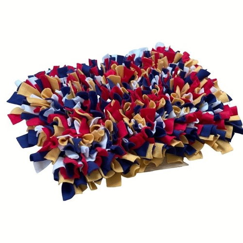 Sniffing rug red-white-yellow-blue - Snuffle Mat - Main image