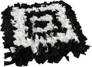 Čmuchacíkoberečky.cz Sniffing rug BLACK AND WHITE TERC Size: 30x30cm - Snuffle Mat