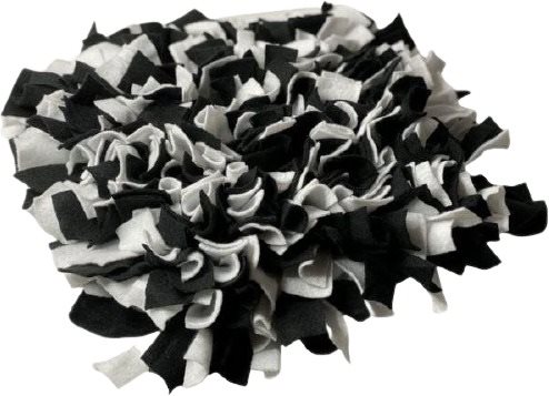 Čmuchacíkoberečky.cz Sniffing rug Black and white Size: 30x15cm - Snuffle Mat - Main image