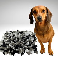 Čmuchacíkoberečky.cz Sniffing rug black-white-gray Size: 30x30cm - Snuffle Mat