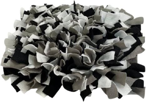 Čmuchacíkoberečky.cz Sniffing rug black-white-gray Size: 30x15cm - Snuffle Mat - Main image