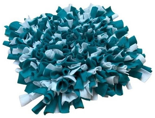 Čmuchacíkoberečky.cz Sniffing rug WHITE-DARK TYRICS Size: 30x15cm - Snuffle Mat - Main image