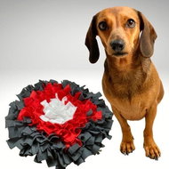 Čmuchacíkoberečky.cz Sniffing rug COLOURFUL TERRACE WHITE-RED-GREY Size: 45x45cm - Snuffle Mat