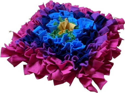 Čmuchacíkoberečky.cz Sniffing rug coloured target Size: 30x30cm - Snuffle Mat - Main image
