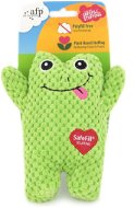 AFP Plush frog with natural filling squeaky - 17 cm - Dog Toy