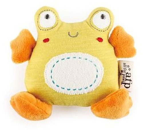 AFP Squeaky plush frog for puppies - 11cm - Dog Toy - Main image