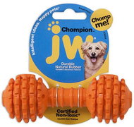 JW Chewing dumbbell made of durable natural rubber orange - 12 cm - Dog Toy
