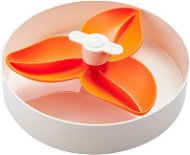 PetDreamHouse Interaktívna miska proti hltaniu Spin oranžová 25 cm - Miska pre psa