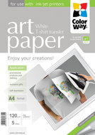 colourWay Art Paper iron-on 5 pcs - Photo Paper