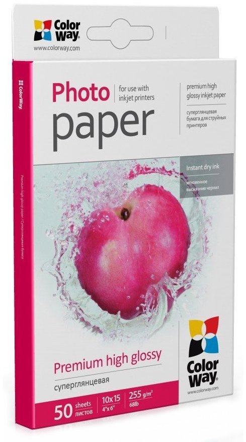 ColorWay Premium High Glossy 10 × 15cm 50db