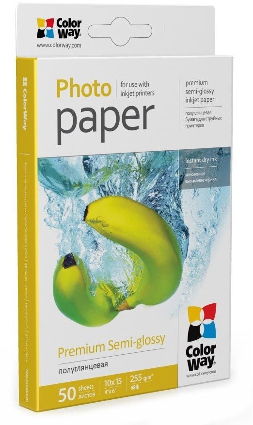 ColorWay Premium Semi-Glossy 10 × 15cm 50db