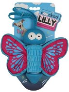 EBI COOCKOO LILLY gumová hračka pro psy 27×20×7,5cm růžový motýl - Dog Toy