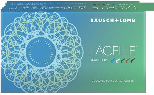 Lacelle Tri-colour Stylish Gray, diopter: -1.25, curvature: 8.80 - Contact Lenses - Main image