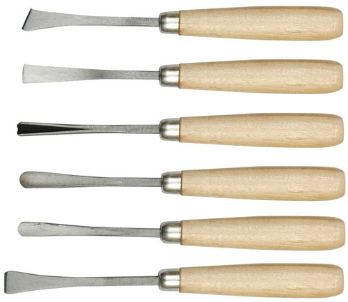 VOREL carving chisels 6 pcs - Chisels - Main image