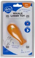 DUVO+ Laserová hračka pre mačky veľryba 8 × 4 × 4 cm mix farieb 1 ks - Hračka pre mačky