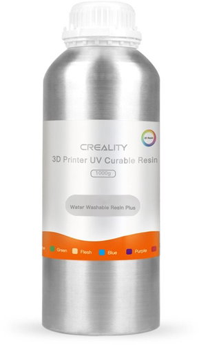 Creality Water Washable Resin Plus (1kg), Grey - UV Resin - Main image