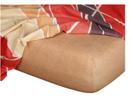 Dadka Terry sheet light brown 60 × 120 × 10 cm - Cot sheet