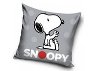 Carbotex Cushion Snoopy grey 40 × 40 cm - Pillow