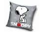 Carbotex Polštářek Snoopy grey 40 × 40 cm - Polštář