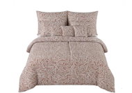 DADKA Povlečení satén 140 × 200 cm, 70 × 90 cm, Iluze hnědá  - Bed Linen
