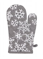 Forbyt Christmas kitchen mitt, grey, 18 × 28 cm - Oven Mitt