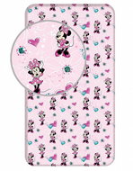 Jerry Fabrics Minnie Flowers 02, 90 × 200 × 25 cm - Bedsheet