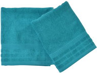 Praktik Ringo, 50 × 100 cm, emerald - Towel